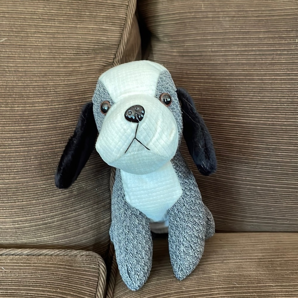 Stuffed animal, dog, one out of a claw machine